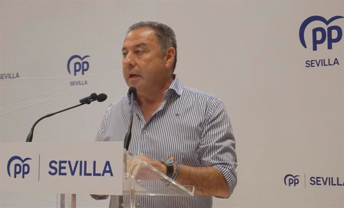 Ricardo Sánchez , presidente del PP de Sevilla.