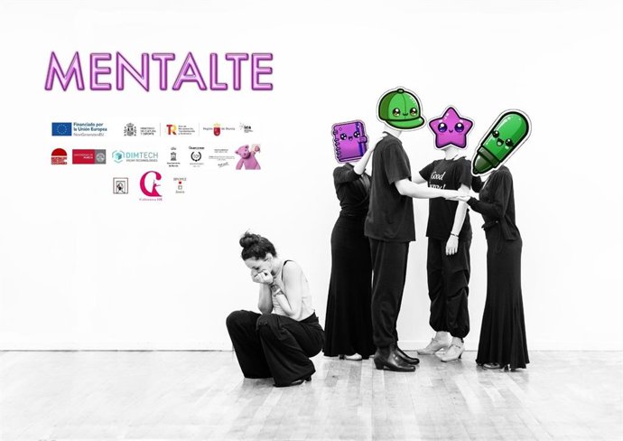 Cartel del montaje de danza y teatro 'Mentalte'