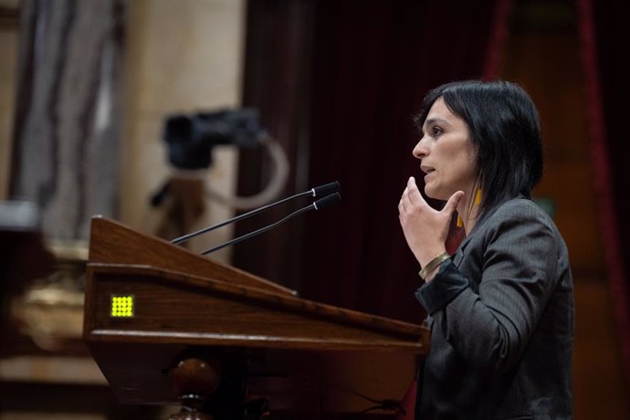 La portaveu del Grup Mixt al Parlament i presidenta d'Aliança Catalana, Sílvia Orriols