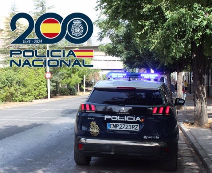 Coche patrulla de la Policía Nacional