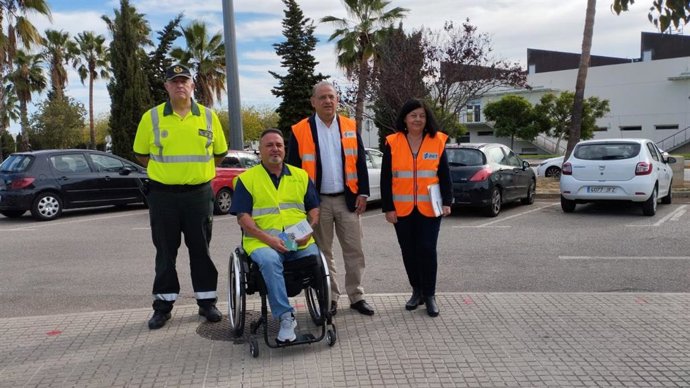 El delegado del Gobierno en Baleares, Alfonso Rodríguez, durante la presentación de una campaña de concienciación sobre las distracciones al volante.