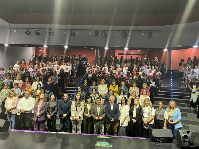 Asistentes al Encuentro Provincial de Mujeres Rurales.