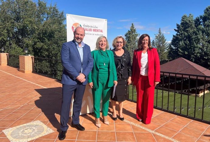 El director gerente del Sescam, Alberto Jara, en el acto conmemorativo del Día Mundial de la Salud Mental organizado por la Federación de Salud Mental de Castilla-La Mancha