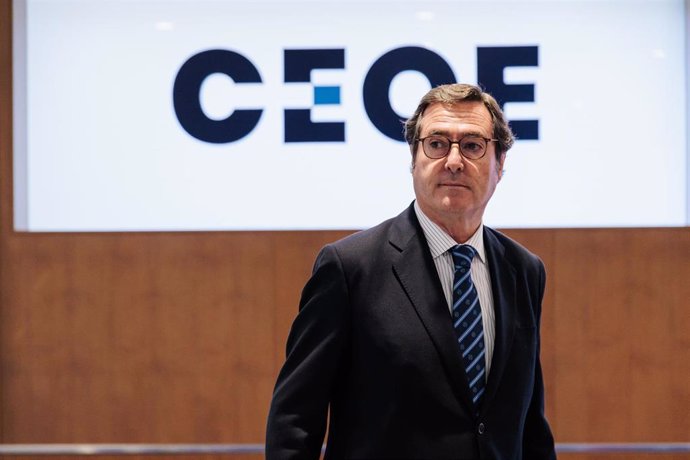 El presidente de CEOE, Antonio Garamendi.- Archivo