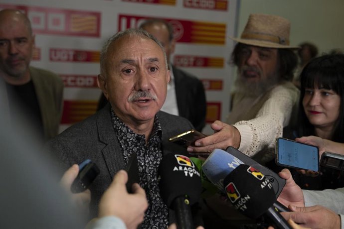 El secretario general de UGT, Pepe Álvarez. 
