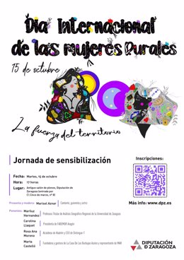 Cartel de promoción del Día Internacional de las mujeres rurales