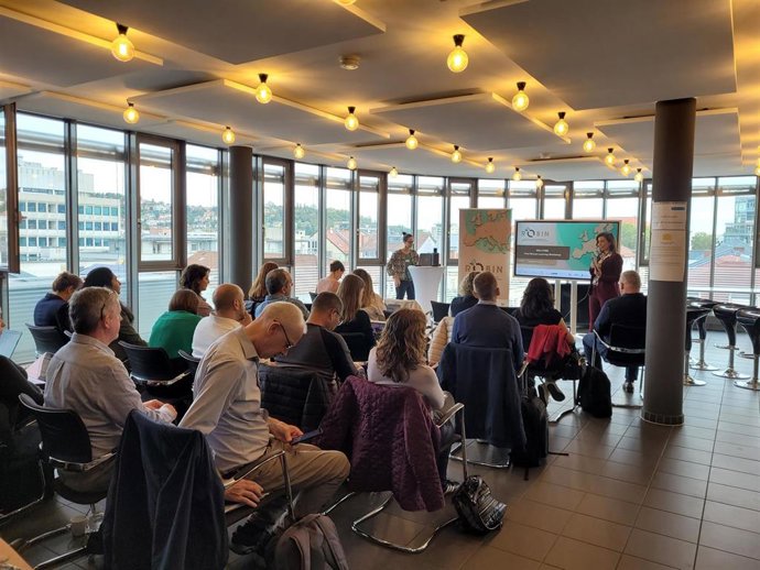 Una de las charlas del taller celebrado en Alemania en el marco del proyecto europeo Robin.