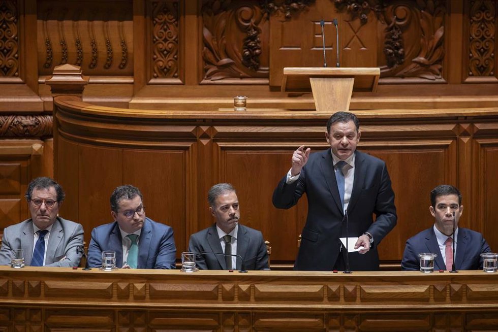 Archivo - Luís Montenegro, primer ministro de Portugal.