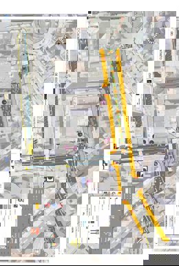 Plano de la reurbanización