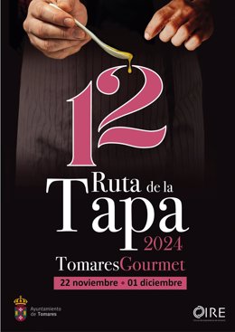 Cartel de la 'XII Ruta de la Tapa Tomares Gourmet' 2024.