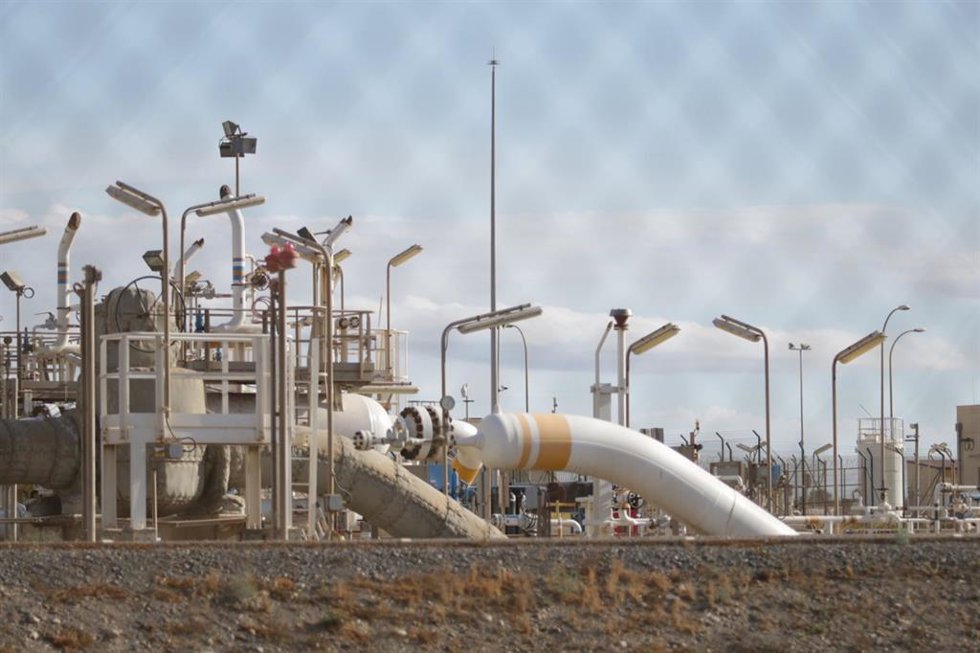 Archivo - Instalaciones del gasoducto Medgaz Almería-Chinchilla. A 11 de noviembre de 2022, en Almería (Andalucía, España).