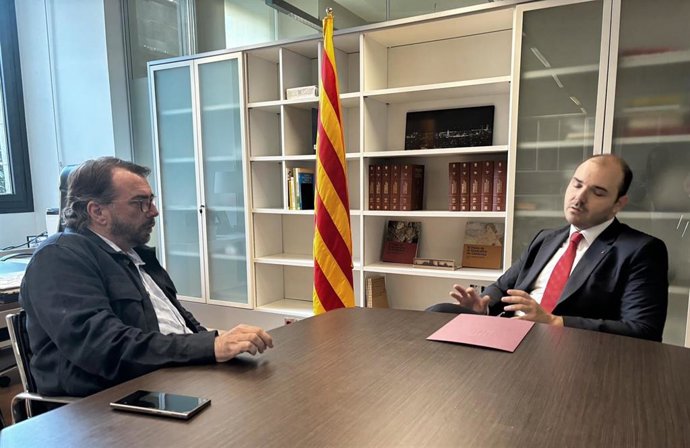 Ros y Dalmau en la reunión de este jueves