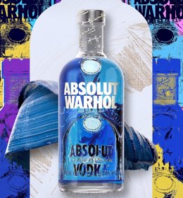 Absolut lanza una edición limitada de su botella para rememorar la colaboración de Warhol con la marca