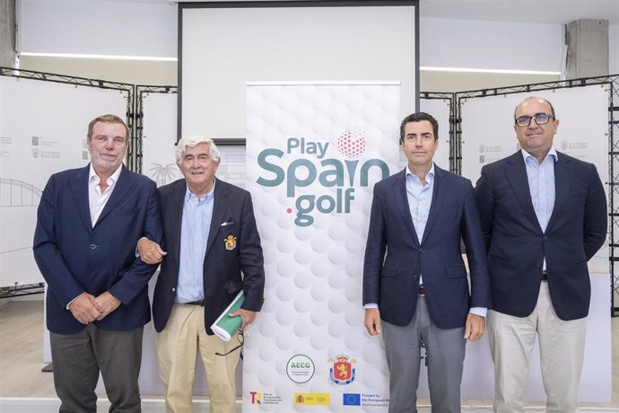 Presentación del proyecto ‘PlaySpain.Golf’ por parte de la Real Federación Española de Golf, la Asociación Española de Campos de Golf y la Federación Canaria de Golf