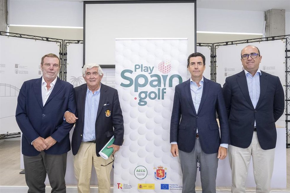 Presentación del proyecto PlaySpain.Golf por parte de la Real Federación Española de Golf, la Asociación Española de Campos de Golf y la Federación Canaria de Golf