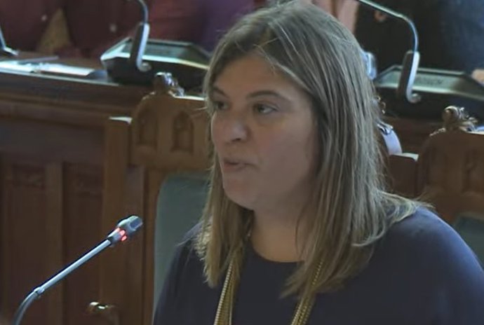 La vicepresidenta del Principado, Gimena Llamedo