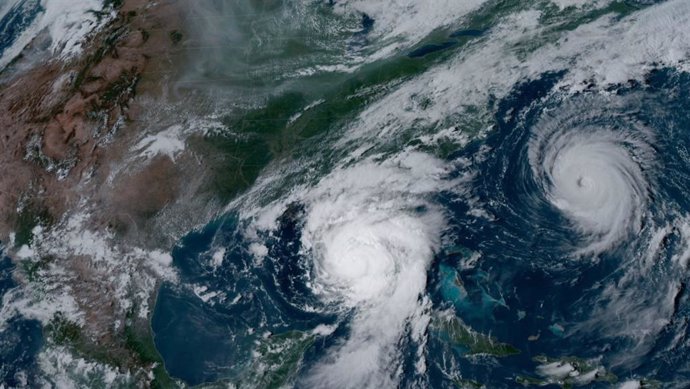 (Foto de ARCHIVO)  Huracanes en el Atlántico Norte    NOAA  24/5/2024