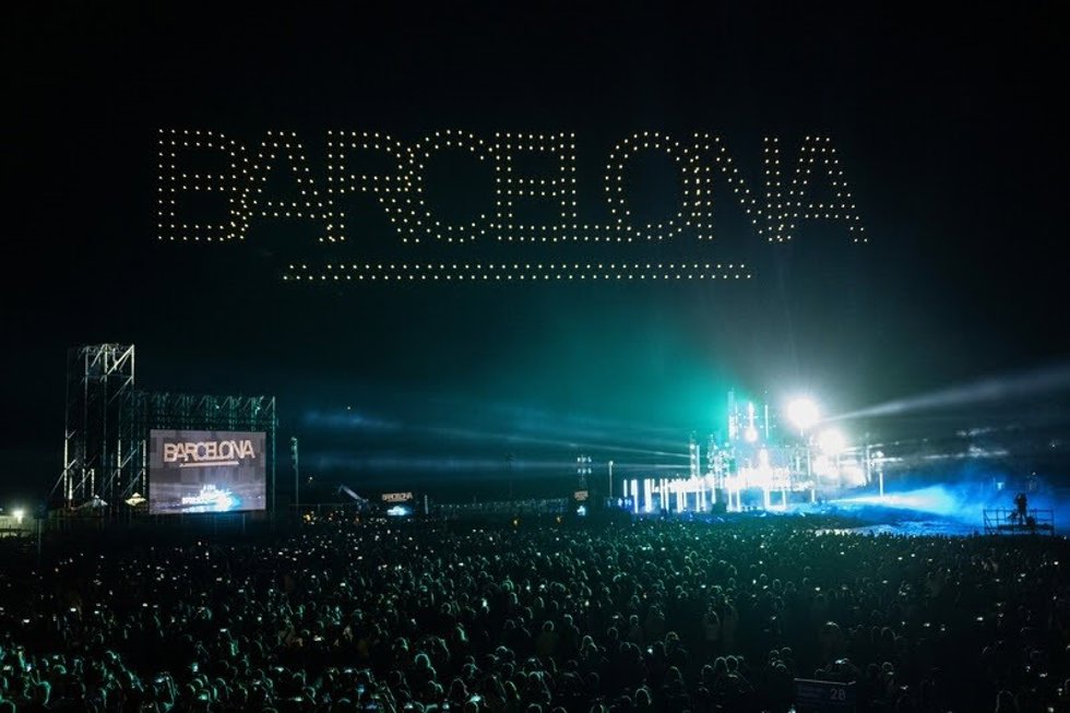 Barcelona se convierte en faro del mundo en la ceremonia inaugural del Louis Vuitton 37 America's Cup Match