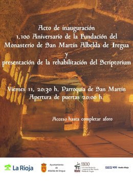 COMIENZAN LOS ACTOS DEL 1.100 ANIVERSARIO DE LA FUNDACIÓN DEL MONASTERIO DE SAN MARTÍN DE ALBELDA