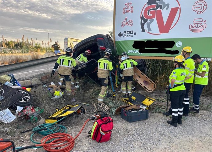 Imagen del lugar del accidente facilitada por CEIS