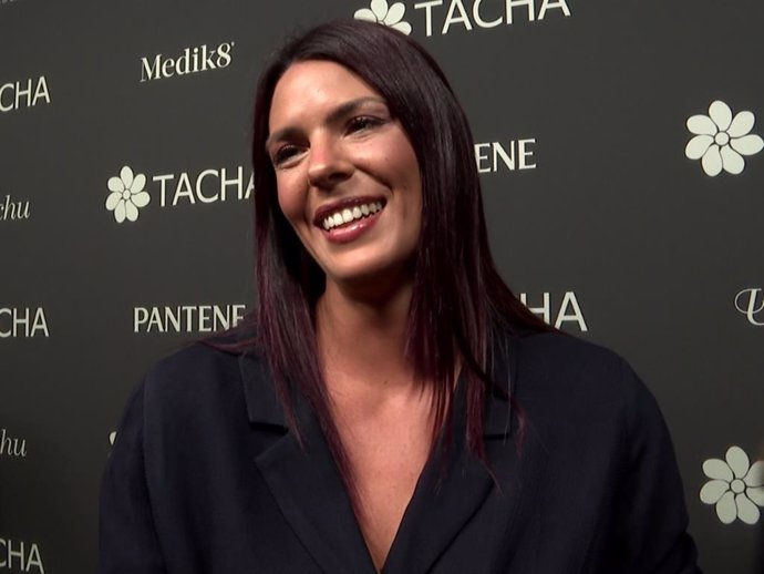 Laura Matamoros en la fiesta del 30º aniversario de Tacha Beauty este jueves en Madrid