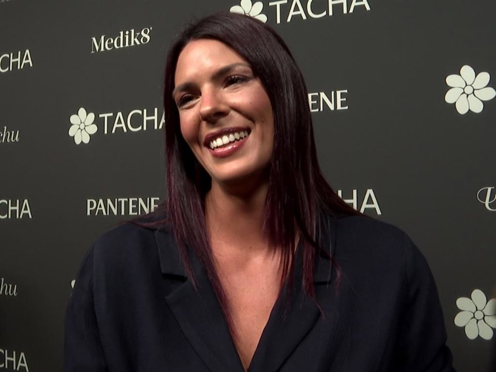 Laura Matamoros en la fiesta del 30 aniversario de Tacha Beauty este jueves en Madrid