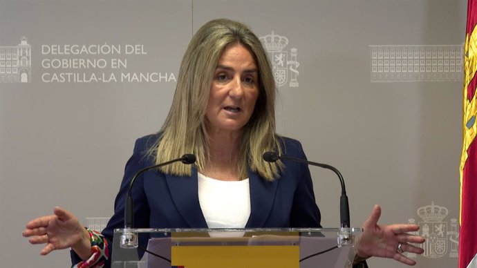 Archivo - La delegada del Gobierno en Castilla-La Mancha, Milagros Tolón, en una foto de archivo