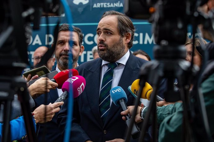 El presidente del PP, Paco Núñez, en Farcama