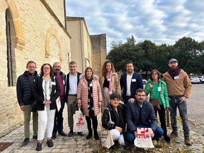 Los representantes palentino en Cluny.