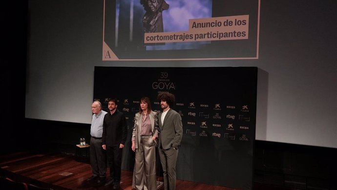 La Academia de Cine anuncia los candidatos a la nominación para el Goya al Mejor Cortometraje en su 39ª edición, en Madrid a 11 de octubre de 2024