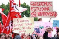 Estudiantes avisan de otra nueva huelga el próximo viernes si "la Junta no publica este lunes" el modelo de la PEvAU