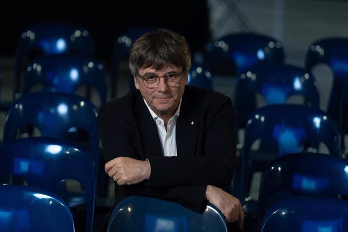 Archivo - El expresidente de la Generalitat de Catalunya Carles Puigdemont posa para Europa Press, a 26 de abril de 2024, en Argelès (Francia). 