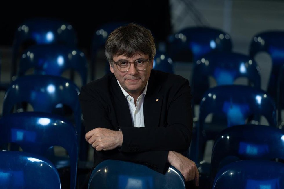 Archivo - El expresidente de la Generalitat de Catalunya Carles Puigdemont posa para Europa Press, a 26 de abril de 2024, en Argels (Francia).