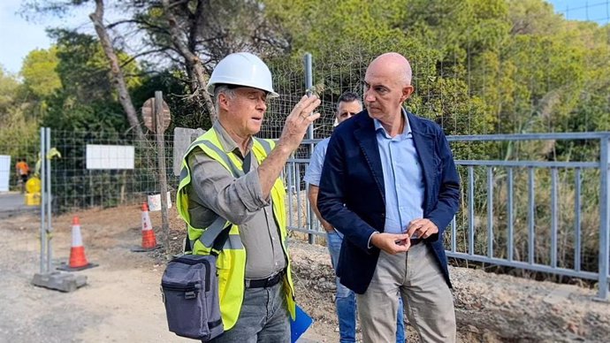 Visita a les obres de la Gola de Pujol