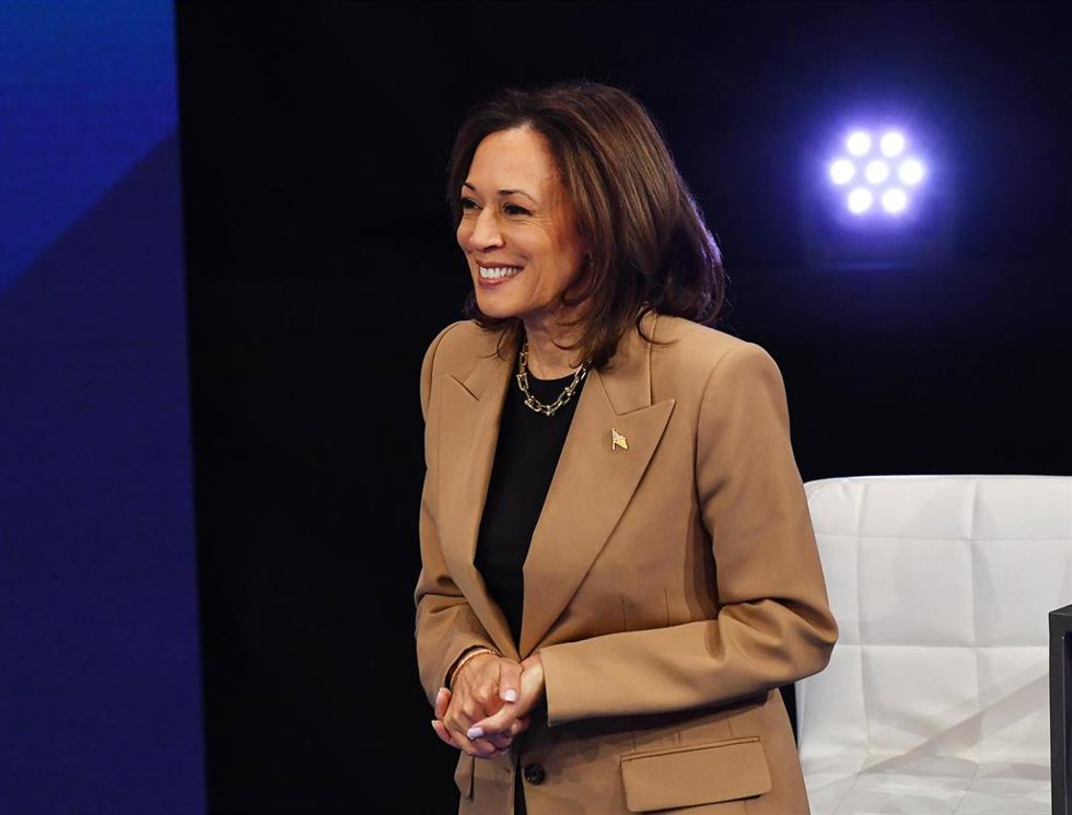 La vicepresidenta y candidata demócrata a la Casa Blanca, Kamala Harris