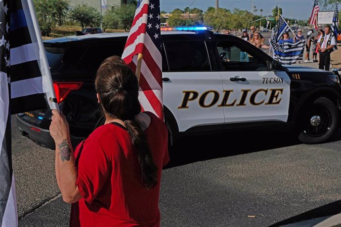 Archivo - Imagen de archivo de un vehículo de Policía en Arizona (EEUU)