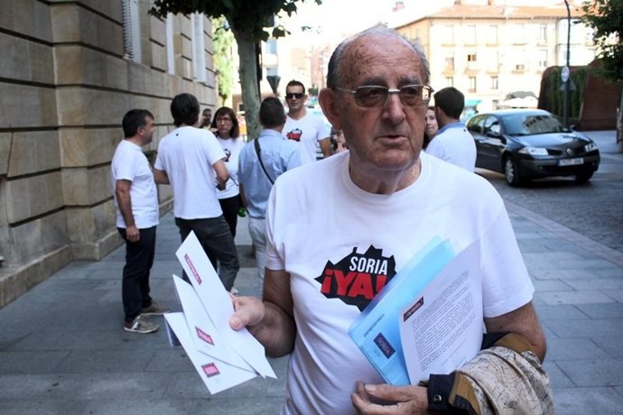 Imagen de archivo de Gregorio Sanz en un acto de Soria ¡Ya!