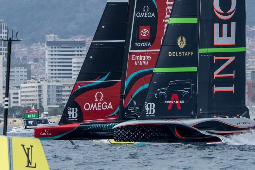 Emirates Team New Zealand gana las dos primeras regatas de la final de la Louis Vuitton 37 America's Cup