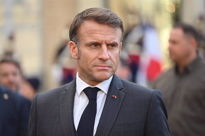 El presidente francés, Emmanuel Macron