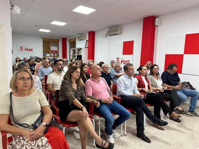 Asamblea de PSOE en Jaén.