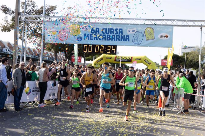 Més de 5.000 participants a la VI carrera solidària de Mercabarna i les seves activitats familiars