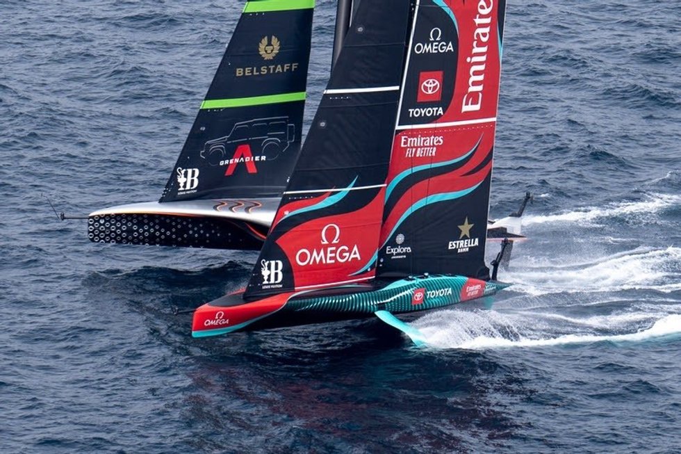 Emirates Team New Zealand pone el 3-0 en la final de la Louis Vuitton 37 America's Cup