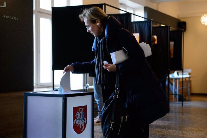 Centro de votación en Lituania