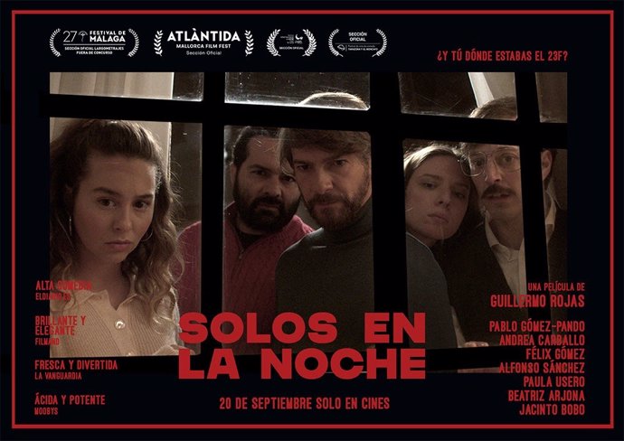 Archivo - Guillermo Rojas presenta su nueva película, "Solos en la Noche"