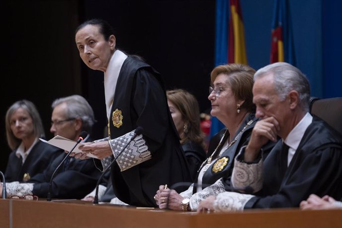 Archivo - La presidenta del Tribunal Superior de Justicia de la Comunitat Valenciana (TSJCV), Pilar de la Oliva, en imagen de archivo