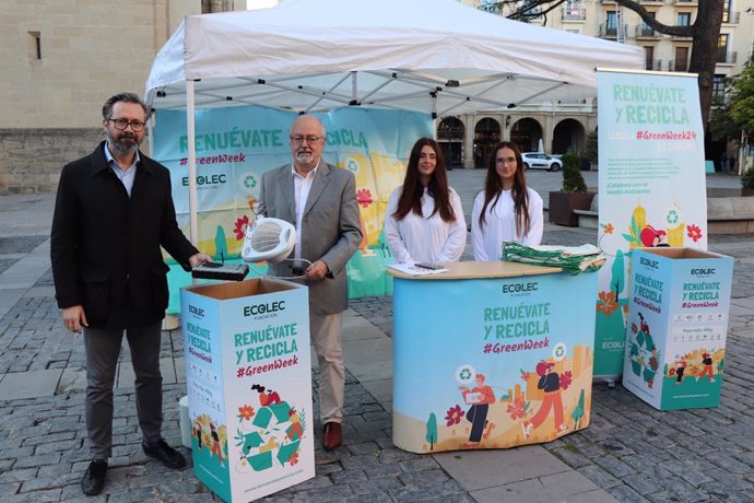 Logroño acoge la #GreenWeek24 de la Fundación Ecolec con el objetivo de concienciar sobre el reciclaje de RAEE