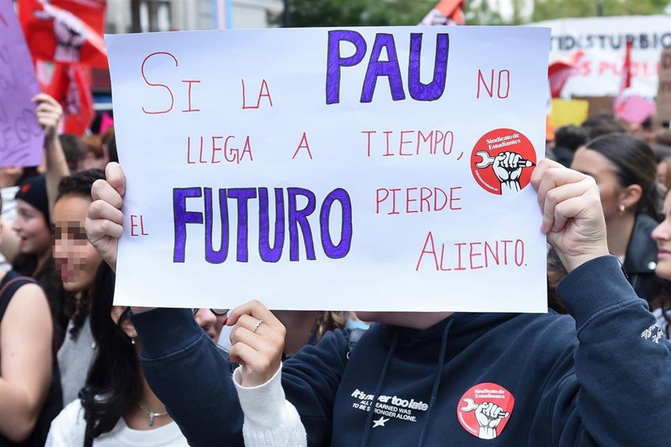 Manifestación de estudiantes