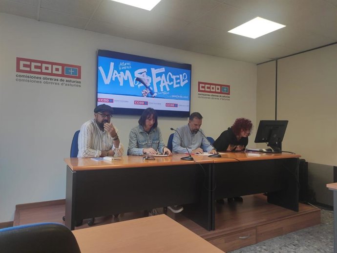 David Acera, Lucía Montejo, José Manuel Zapico y Susana Nanclares