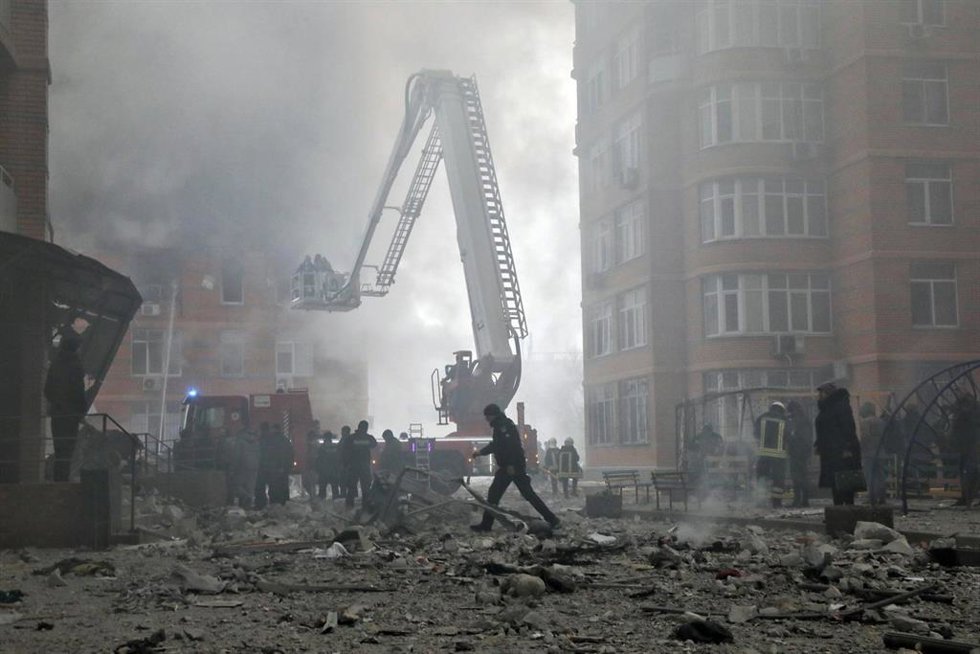 Archivo - Imagen de archivo de un ataque ruso sobre la ciudad ucraniana de Odesa.
