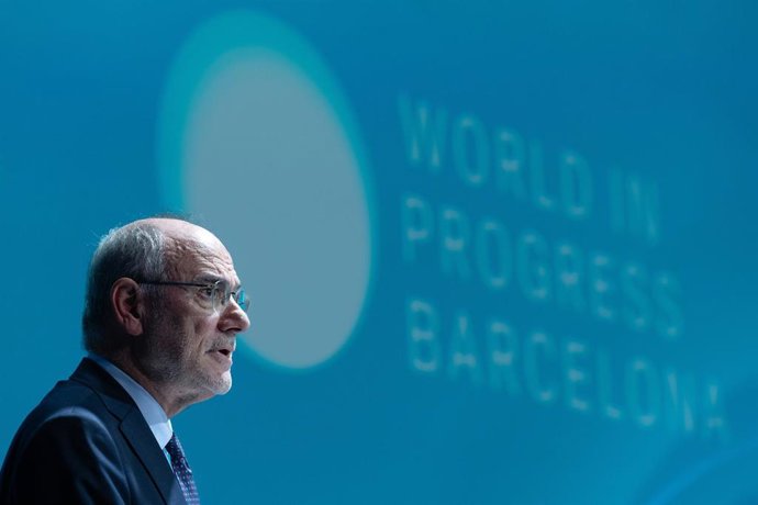 El conseller de Unión Europea y Acción Exterior de la Generalitat, Jaume Duch, en su intervención en el 'World Progress Barcelona' de Prisa